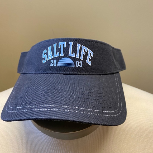 Salt Life Women’s Navy Cotton Visor NWT - Picture 1 of 5
